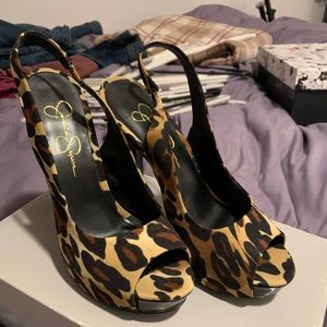 Leopard Heels